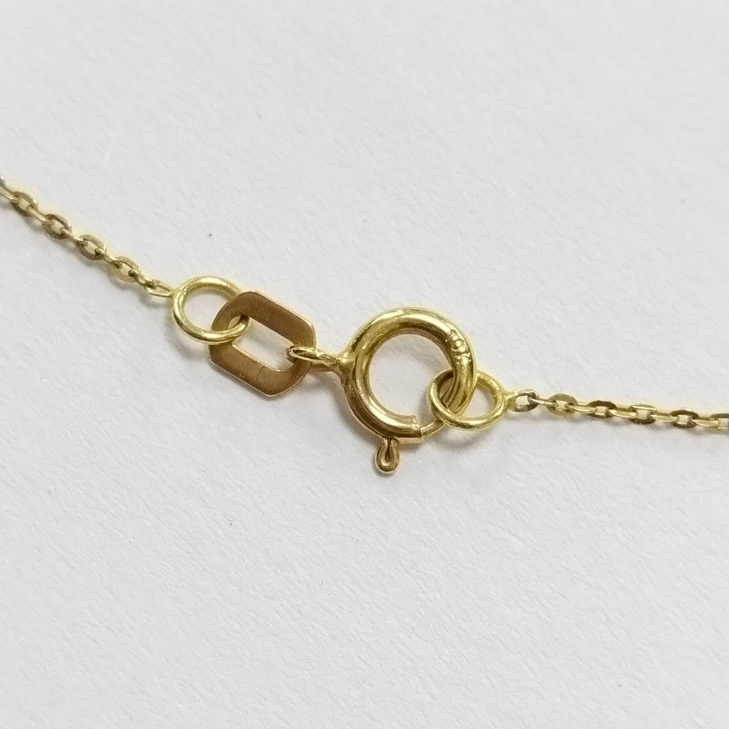 CADENA, MEDALLA RELIGIOSA ORO 10 K 1.2 GRMS (SEMINUEVO)