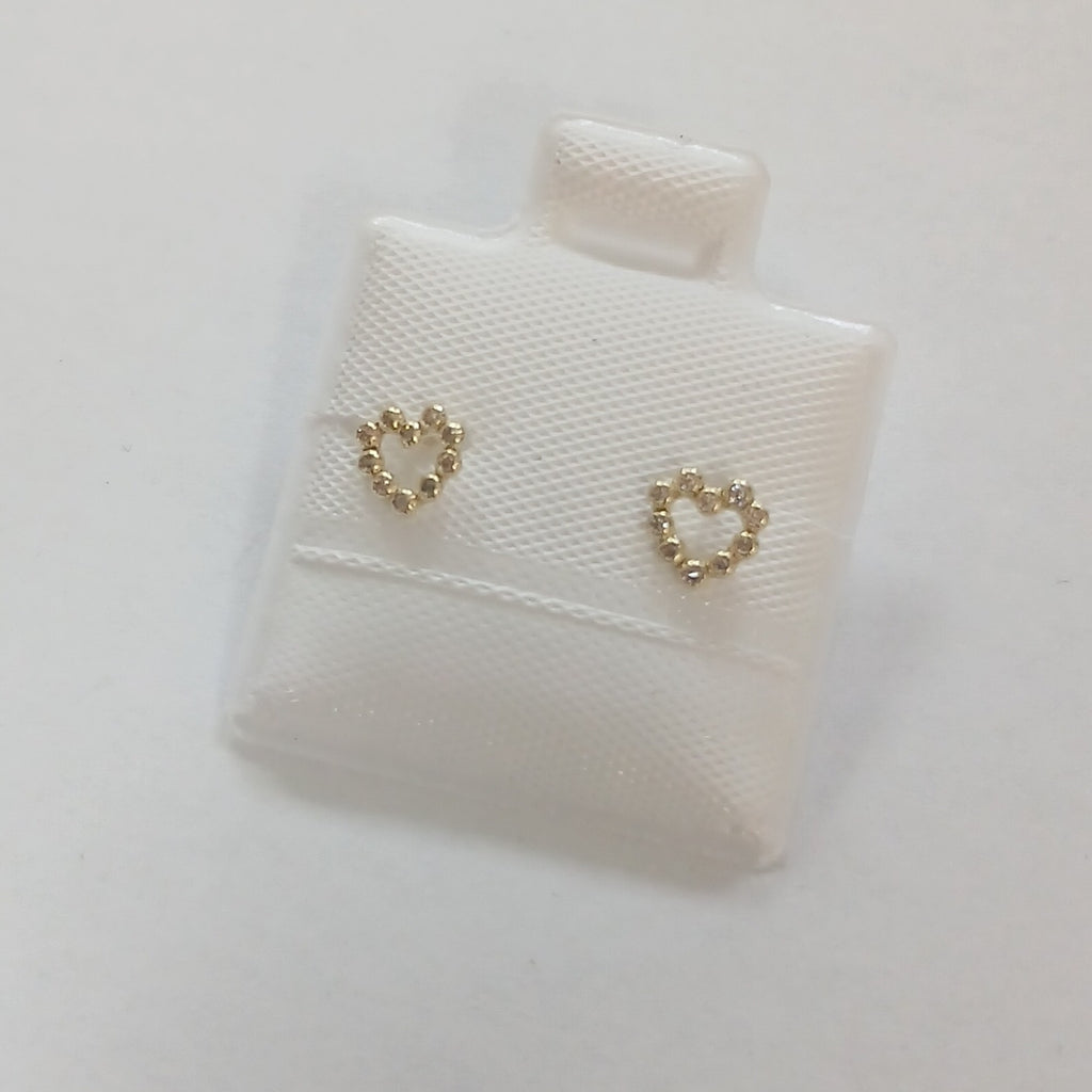 BROQUELES BROQUEL FIG CORAZON 14K 0.23 GR (NUEVO)