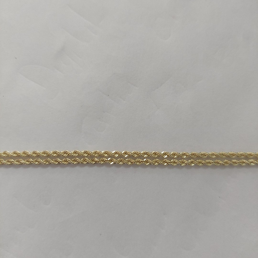 CADENA TORZAL 10K 55 CM 4.5 GR (NUEVO)