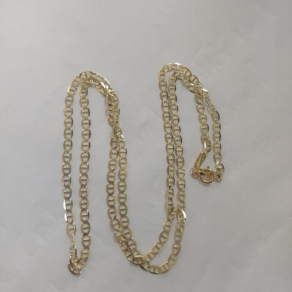 CADENAS TEJIDO GUCHI ORO 10K 55 CM 4.1 GR (NUEVO)