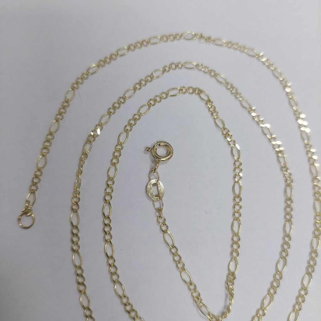 CADENA TEJIDO 3X1 14K 55 CM 2.3 GR (NUEVO)