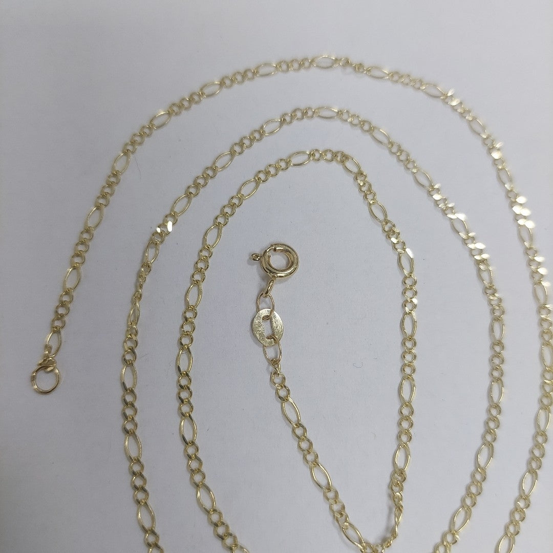 CADENA TEJIDO 3X1 14K 55 CM 2.3 GR (NUEVO)