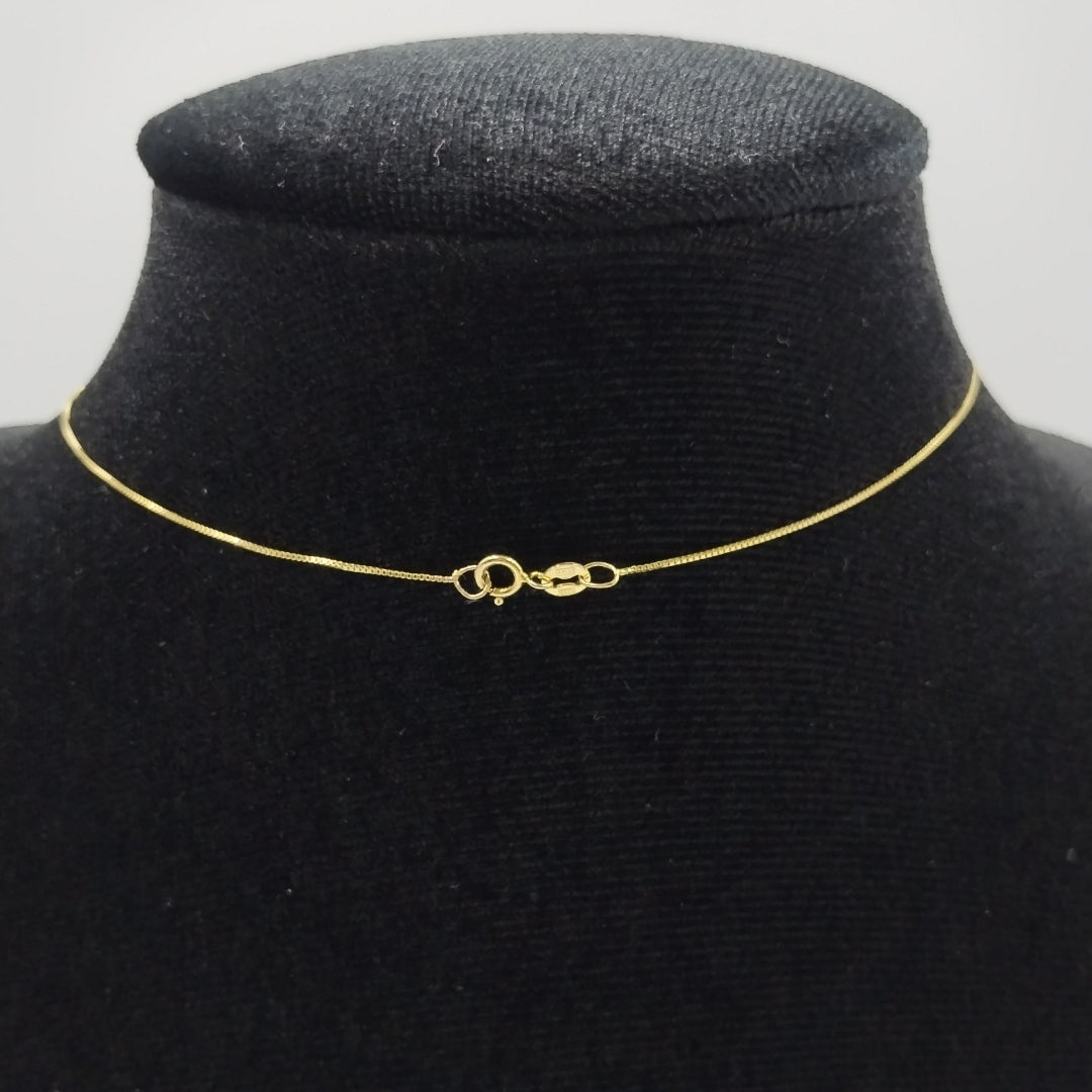 GARGANTILLA ORO COMBINADO 14 K 1.4 GRMS (SEMINUEVO)
