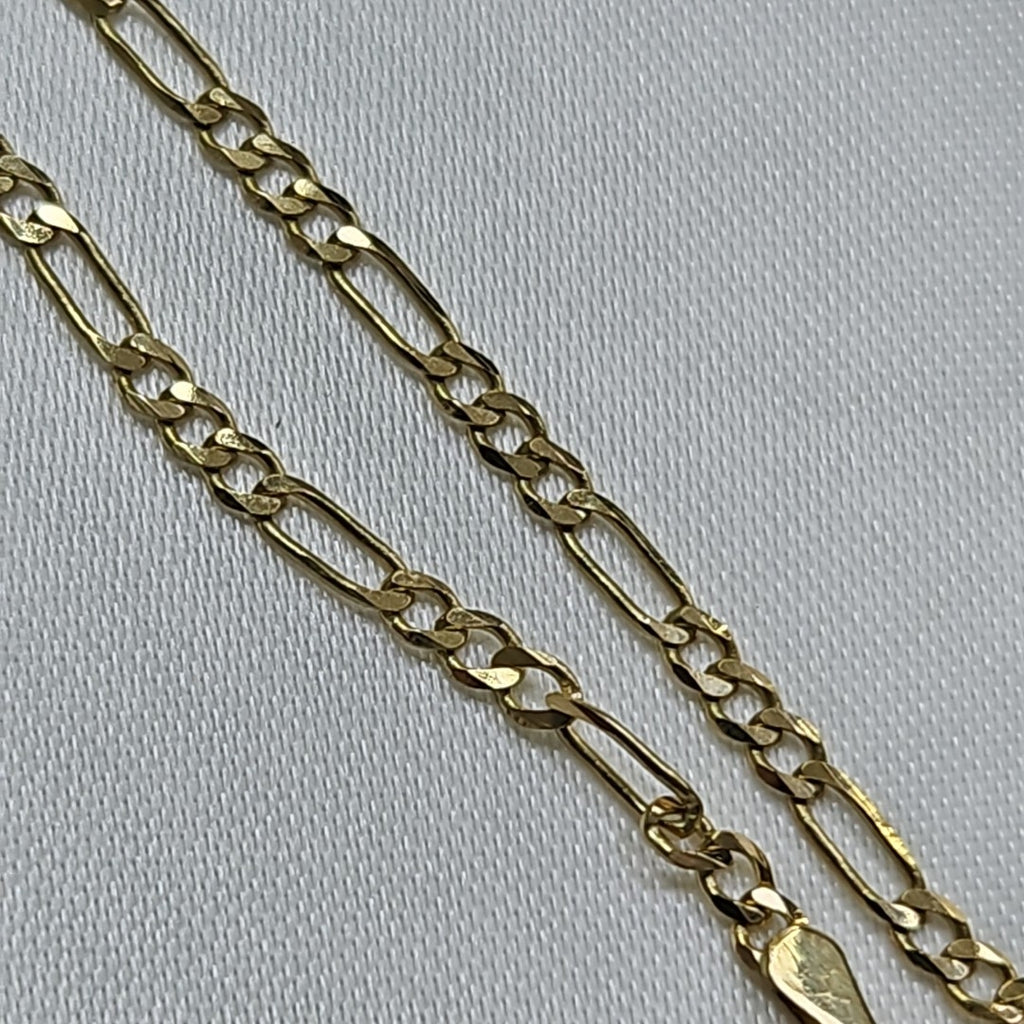 PULSERA TEJIDO 3X1 14K 18 CM 2 GR (NUEVO)