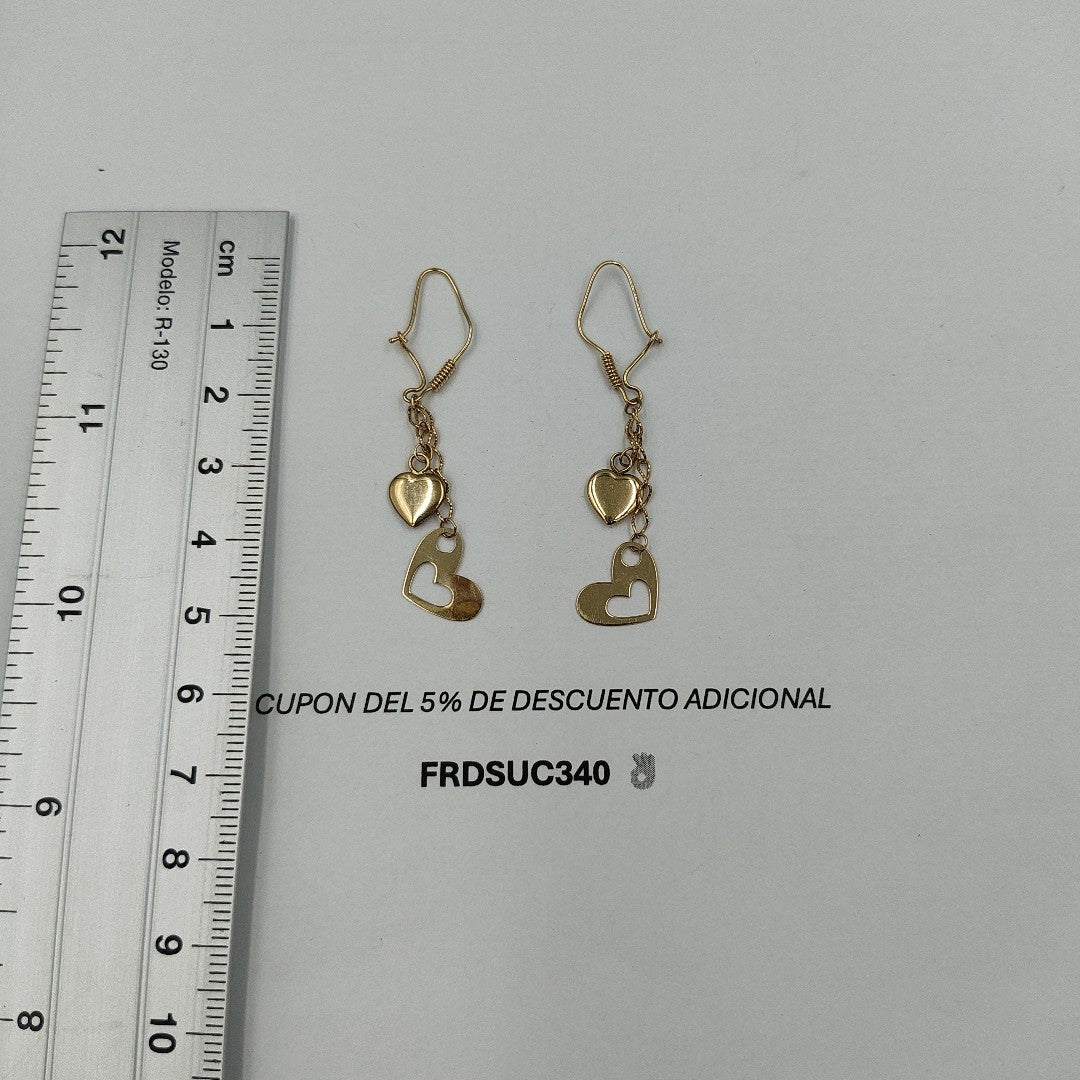 ARETES PAR ORO 10 K 1,70 GRMS (SEMINUEVO)