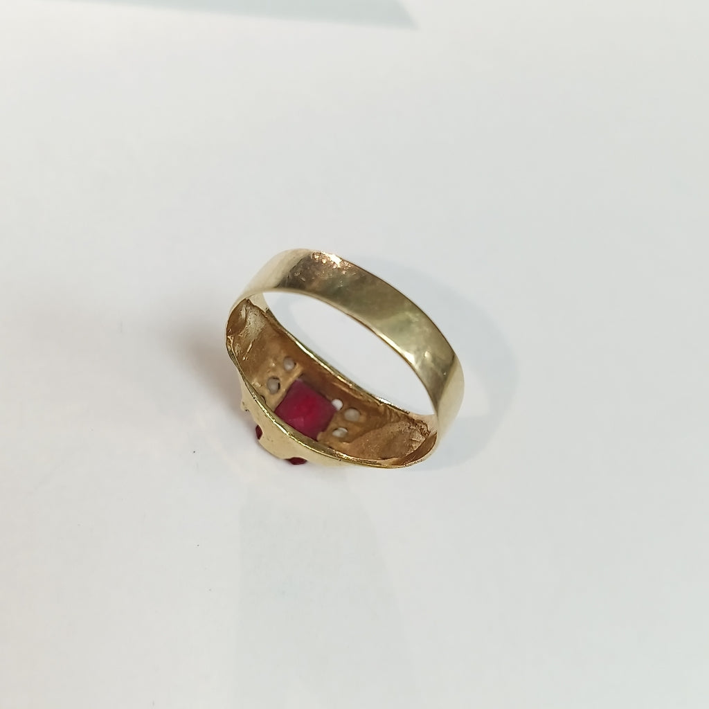 ANILLO ORO 14 K 3.4 GRMS (SEMINUEVO)