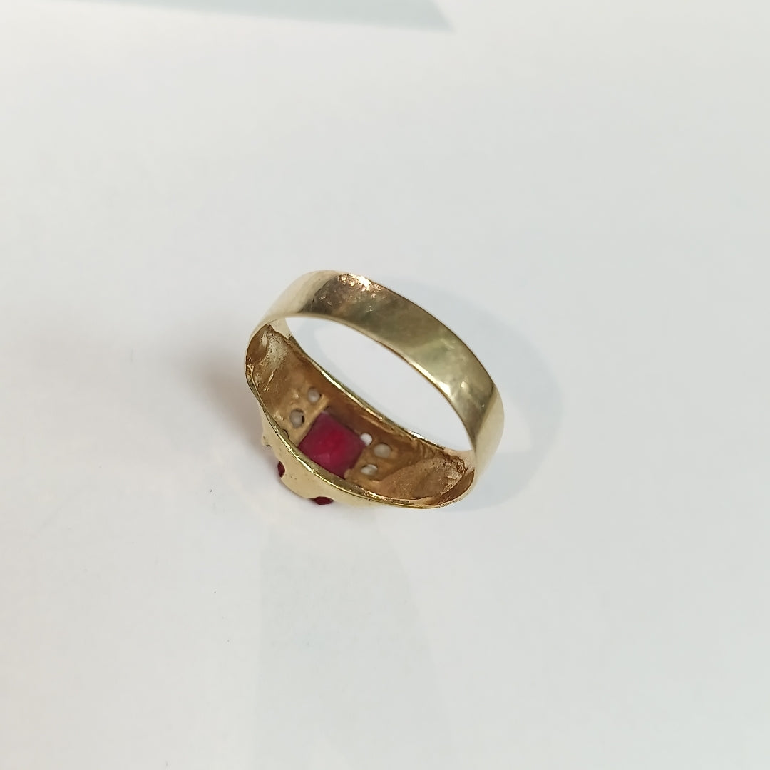 ANILLO ORO 14 K 3.4 GRMS (SEMINUEVO)
