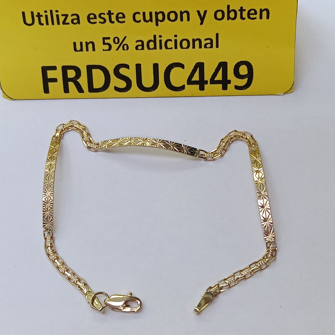 PULSERA ESPECIAL 10K 18 CM 2.5 GR (NUEVO)