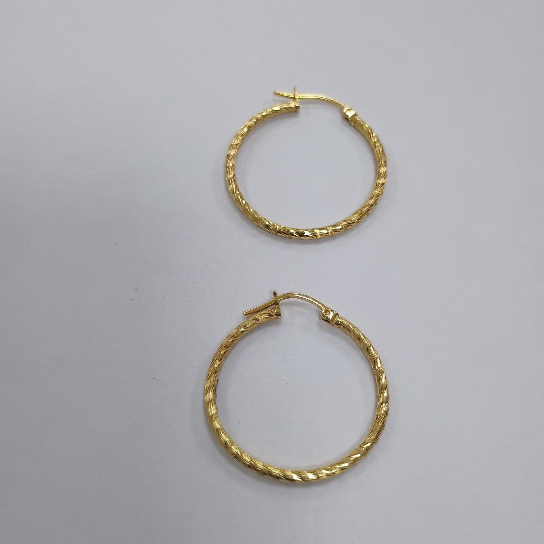 ARRACADAS PAR ORO 14 K 2.3 GRMS (SEMINUEVO)