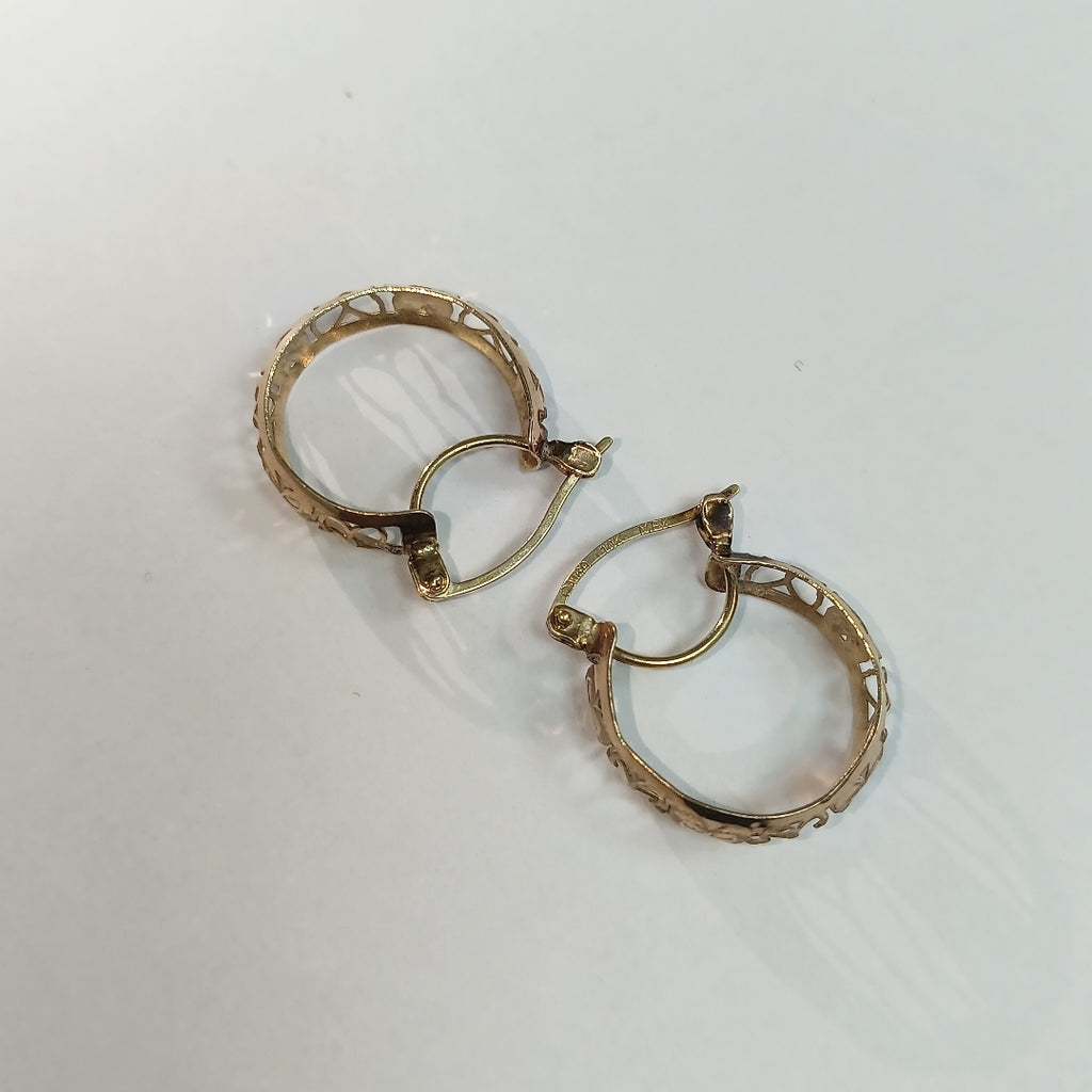 ARRACADAS PAR ORO 10 K 1.8 GRMS (SEMINUEVO)