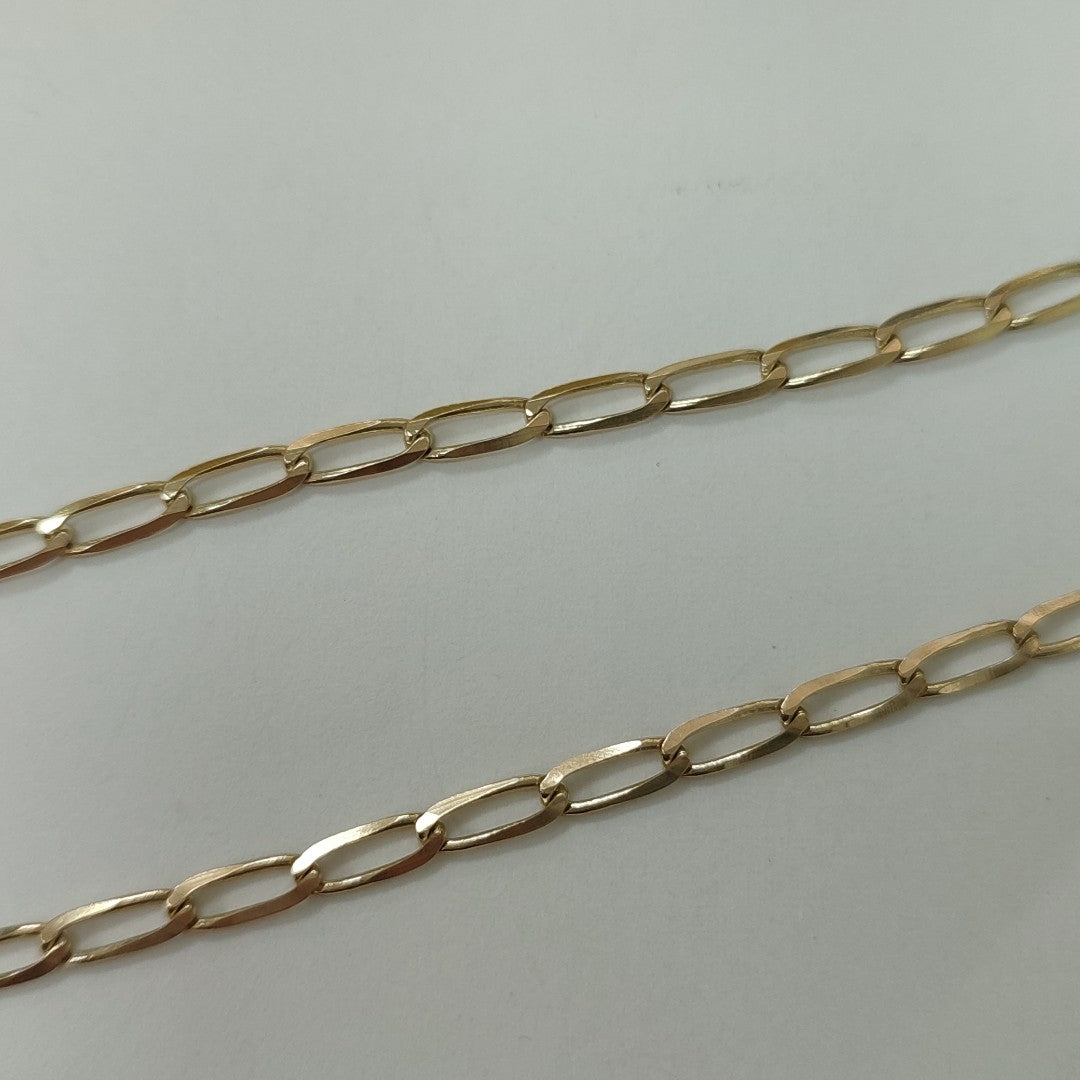 CADENA ESLABON 14K 55 CM 6.8 GR (NUEVO)