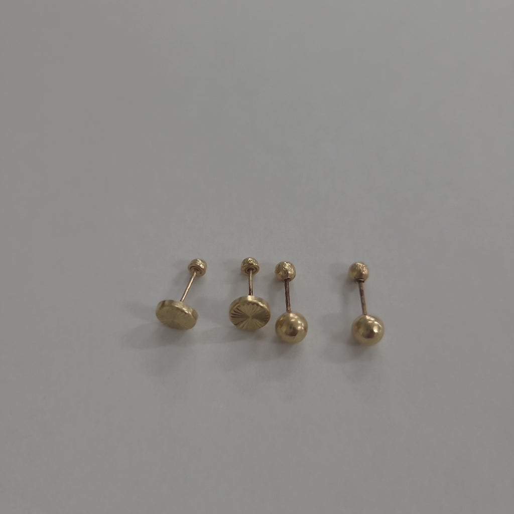 BROQUELES PAR ORO 10 K 0.3 GRMS (SEMINUEVO)