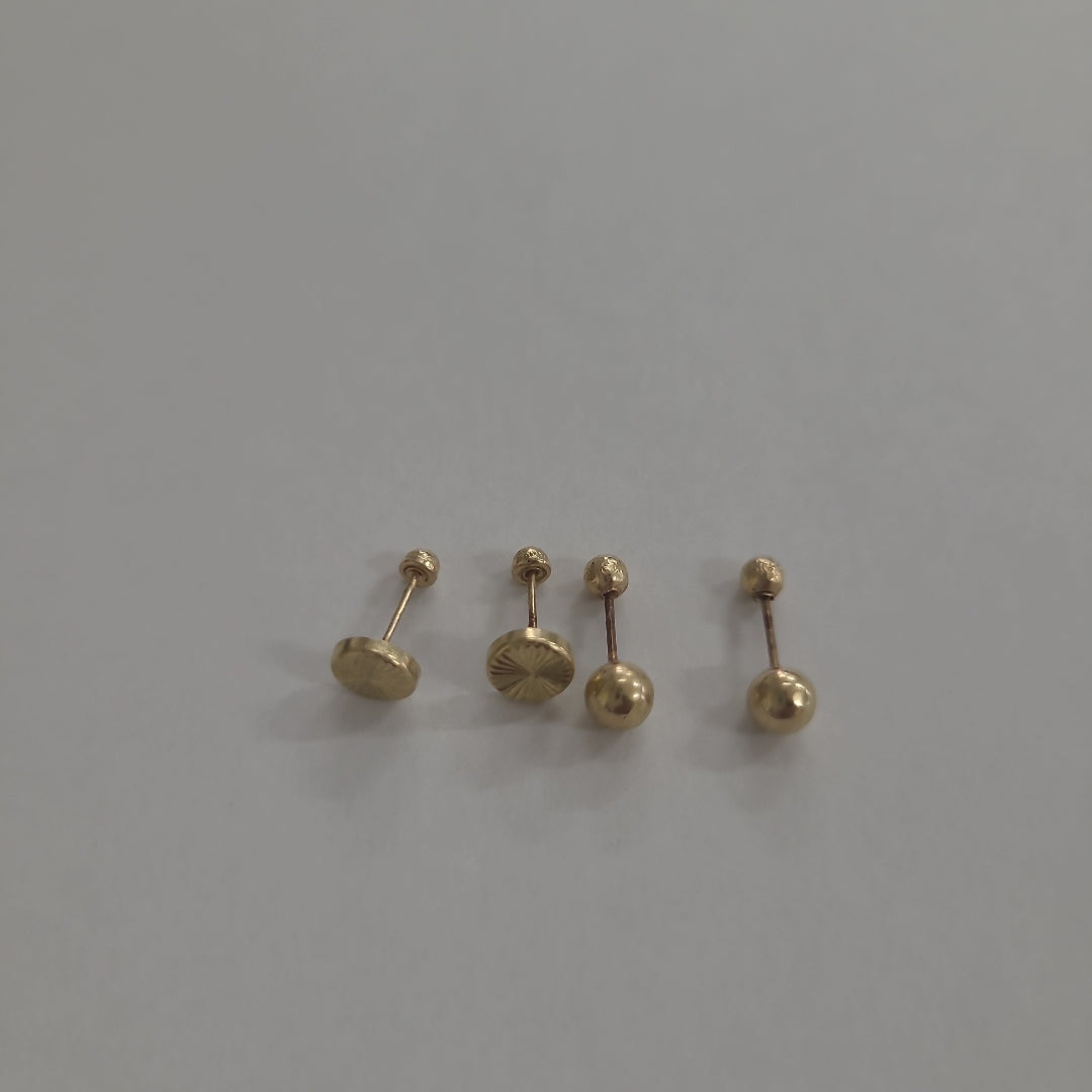 BROQUELES PAR ORO 10 K 0.3 GRMS (SEMINUEVO)