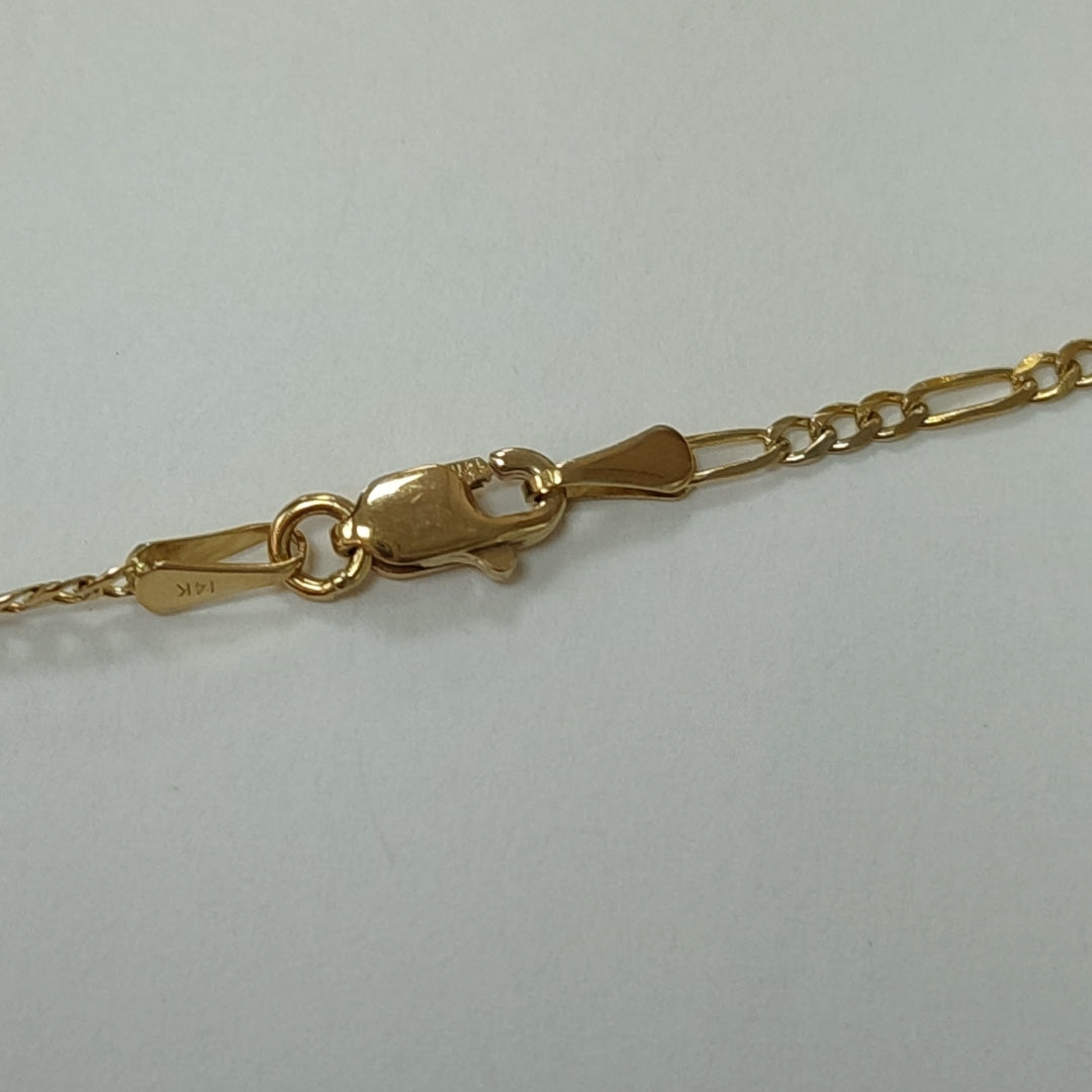 CADENA 3X1 14K 60 CM 3.9 GR (NUEVO)