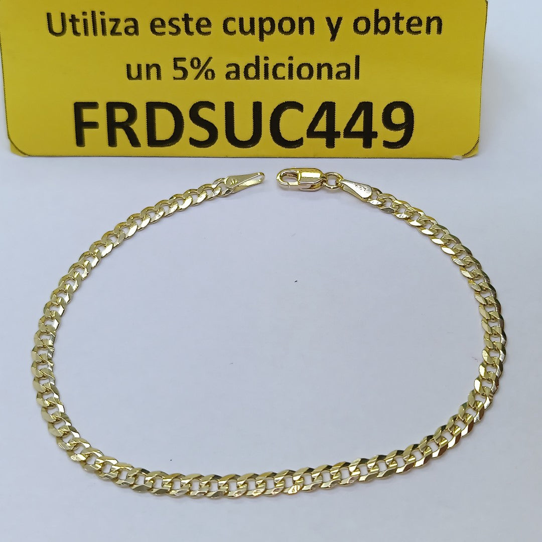 PULSERA BARBADA 14K 18 CM 3.2 GR (NUEVO)
