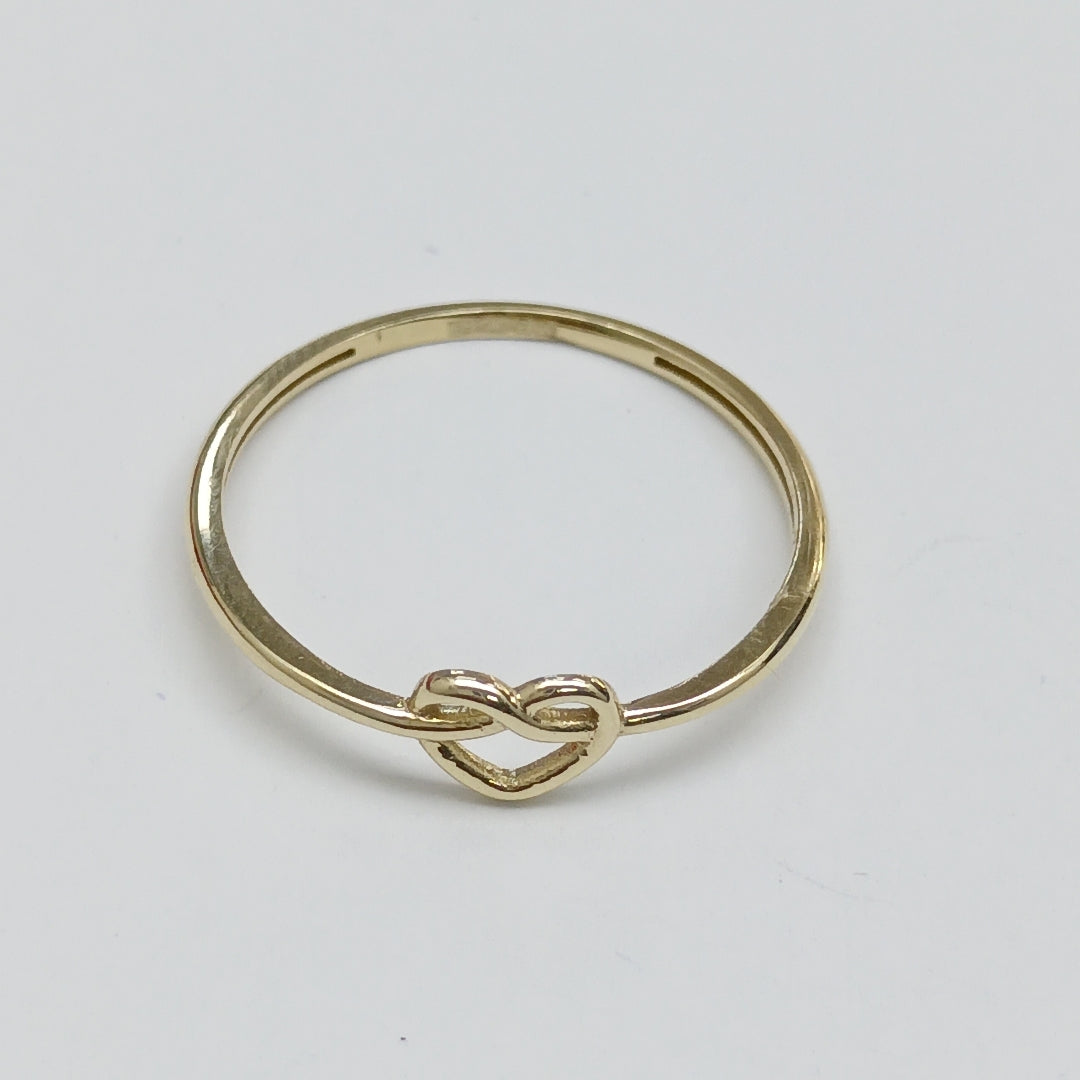 ANILLOS ANILLITO FIG CORAZON 10K TALLA 9 0.8 GR (NUEVO)