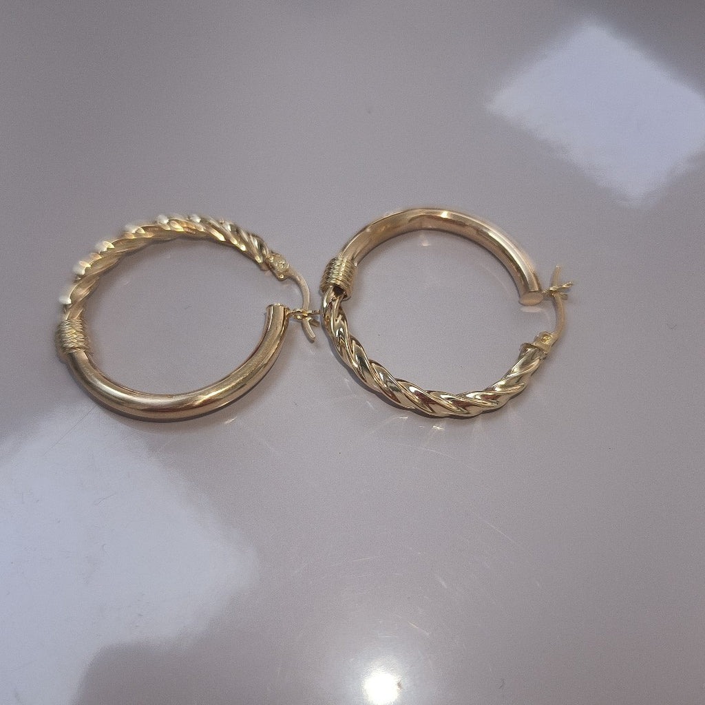 ARRACADAS PAR ORO 14 K 3,30 GRMS (SEMINUEVO)