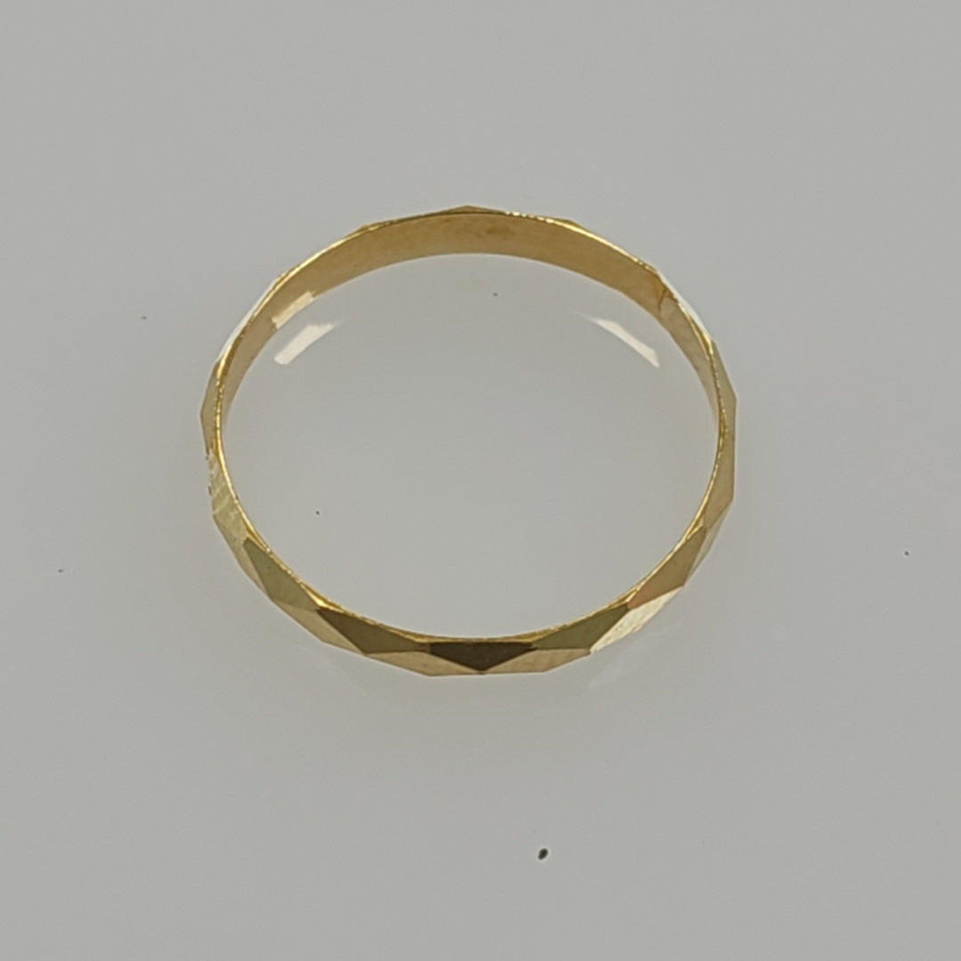 ARGOLLA ORO 14 K 0.6 GRMS (SEMINUEVO)