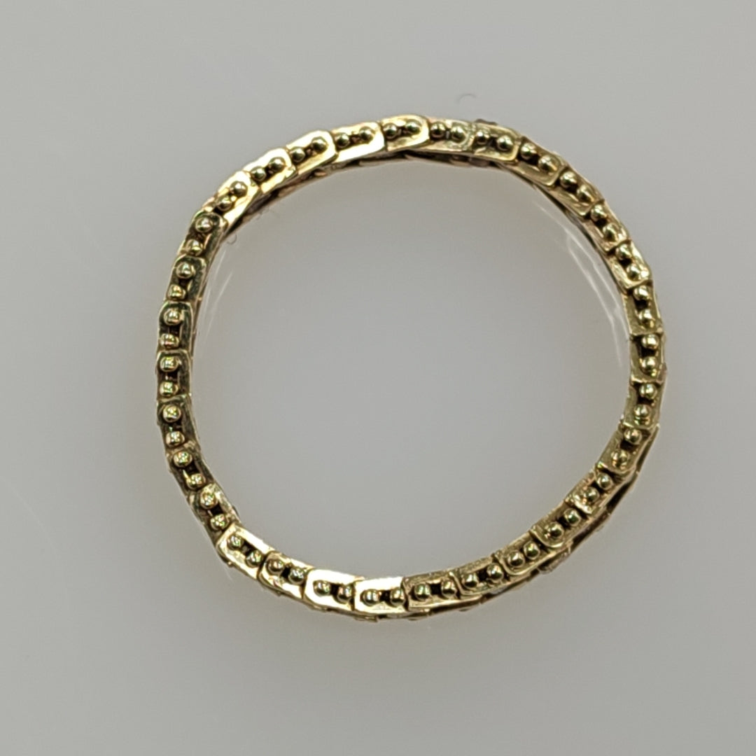 ANILLITO ORO COMBINADO 14 K 1.8 GRMS (SEMINUEVO)
