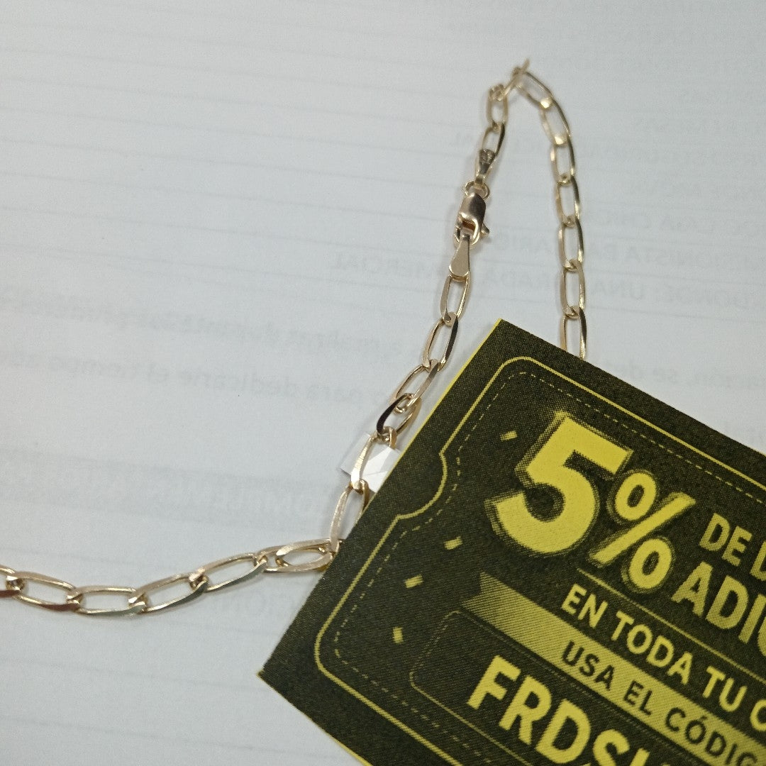CADENA ESLABON 14K 55 CM 6.6 GR (NUEVO)