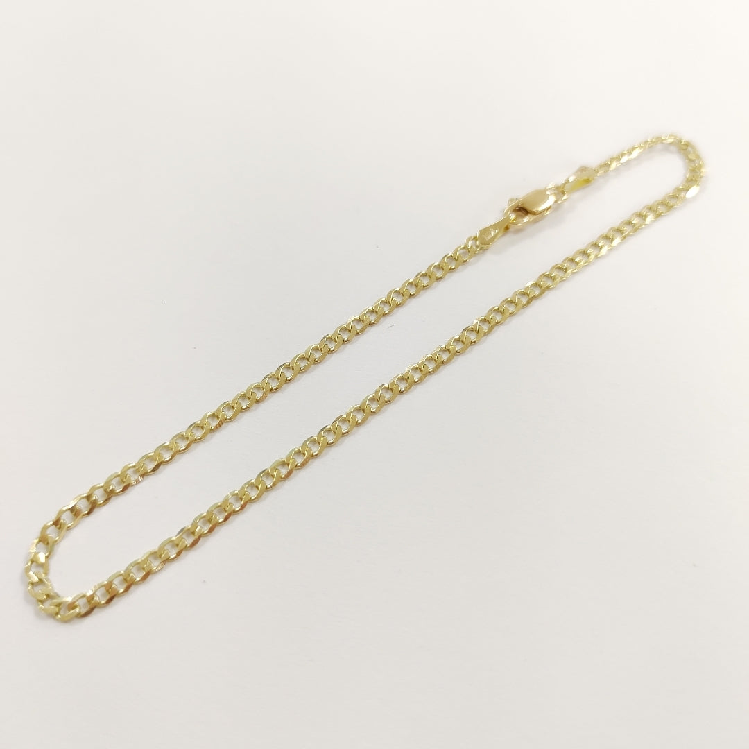 PULSERA BARBADA 14K 21 CM 2.2 GR (NUEVO)