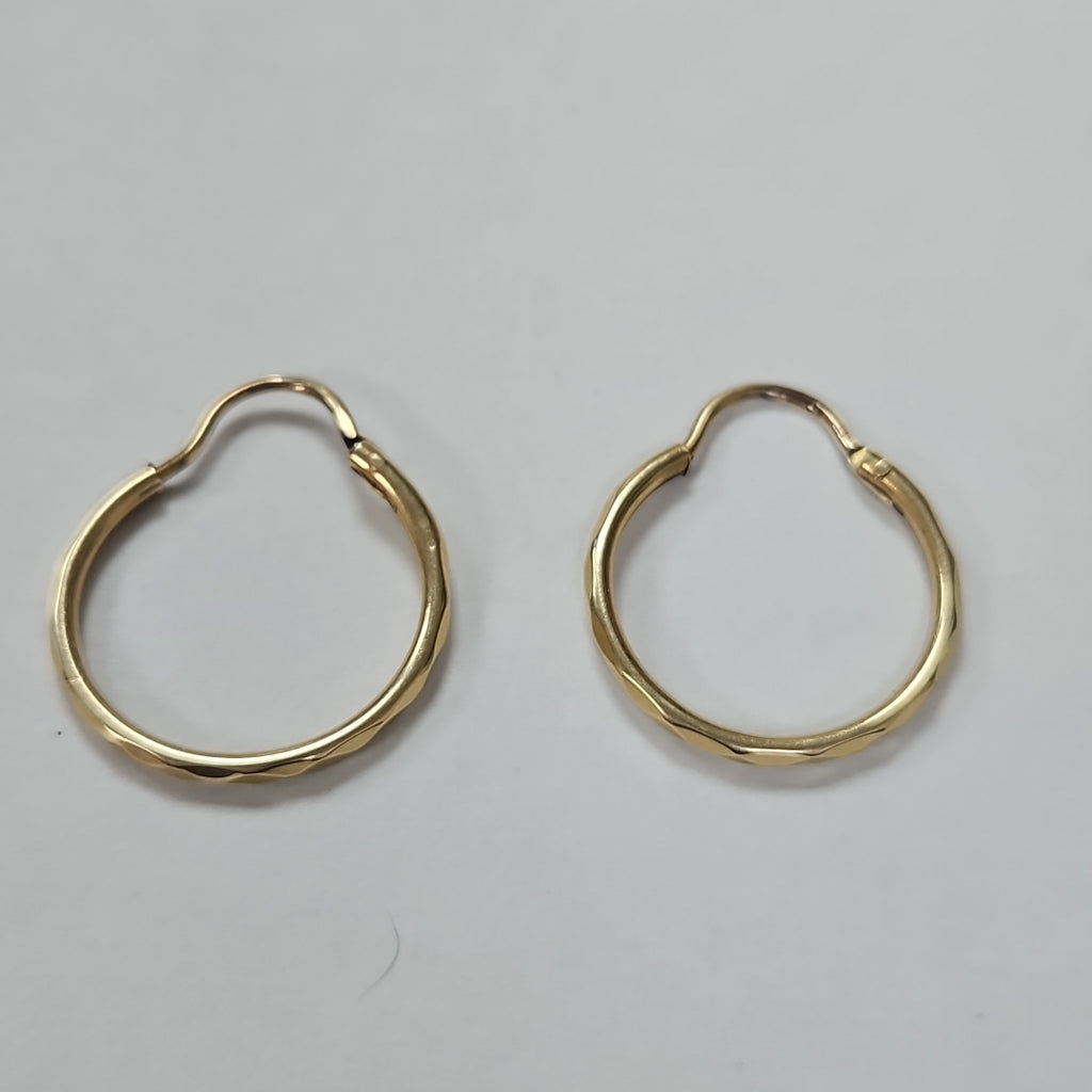 ARRACADAS PAR ORO 14 K 1.1 GRMS (SEMINUEVO)