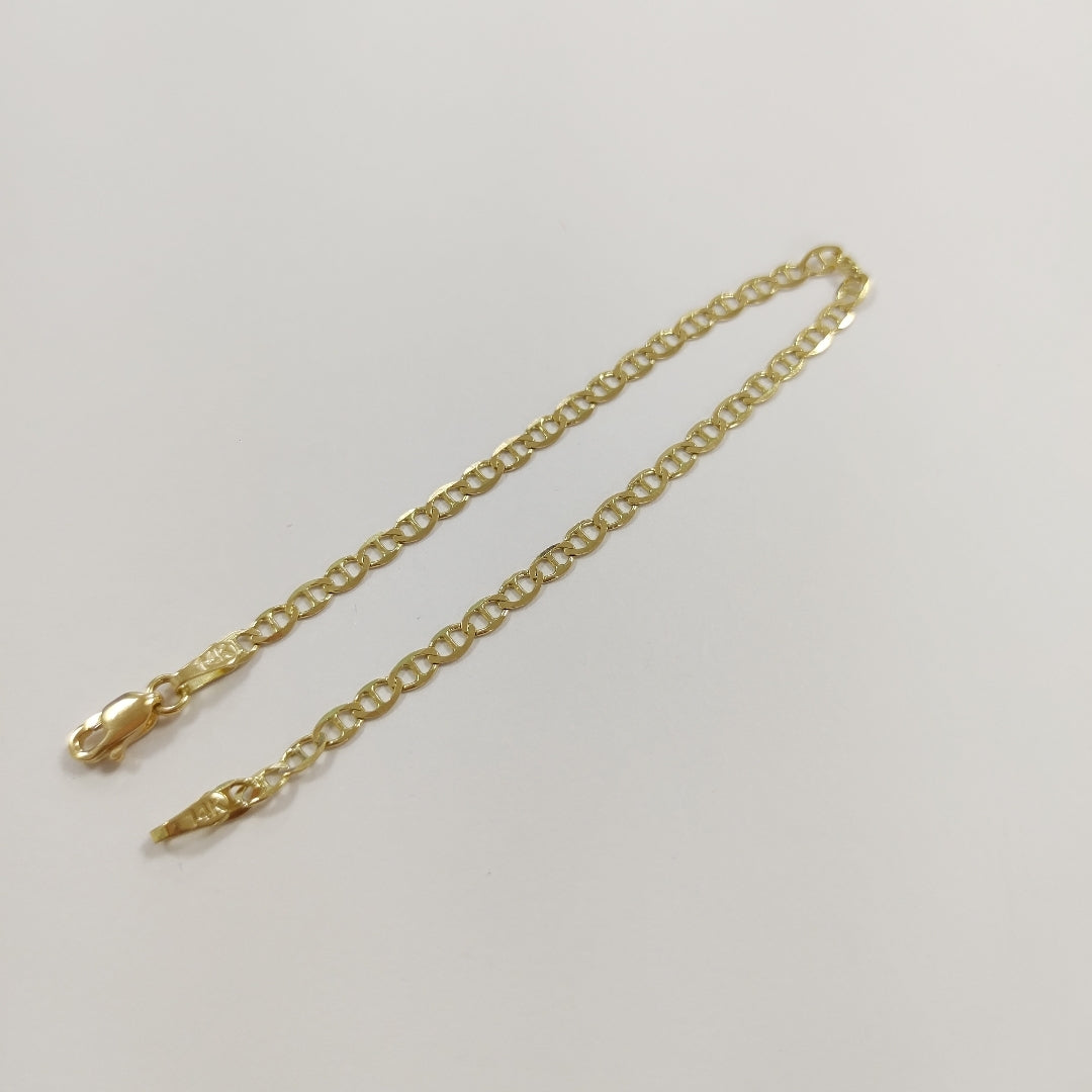 PULSERA GUCHI 14K 18 CM 2 GR (NUEVO)