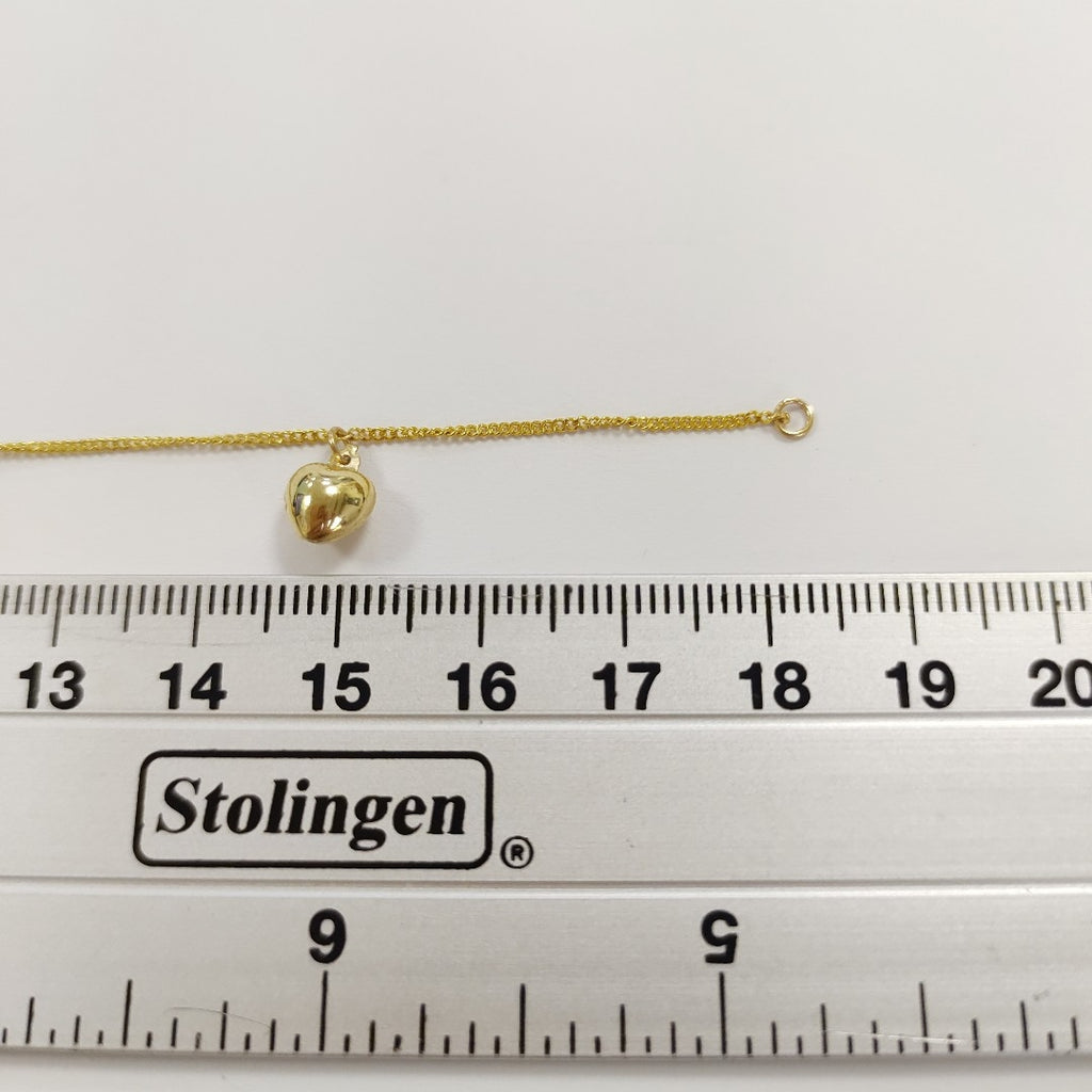 PULSERA ESPECIAL DIJES 10K 18 CM 1.7 GR (NUEVO)