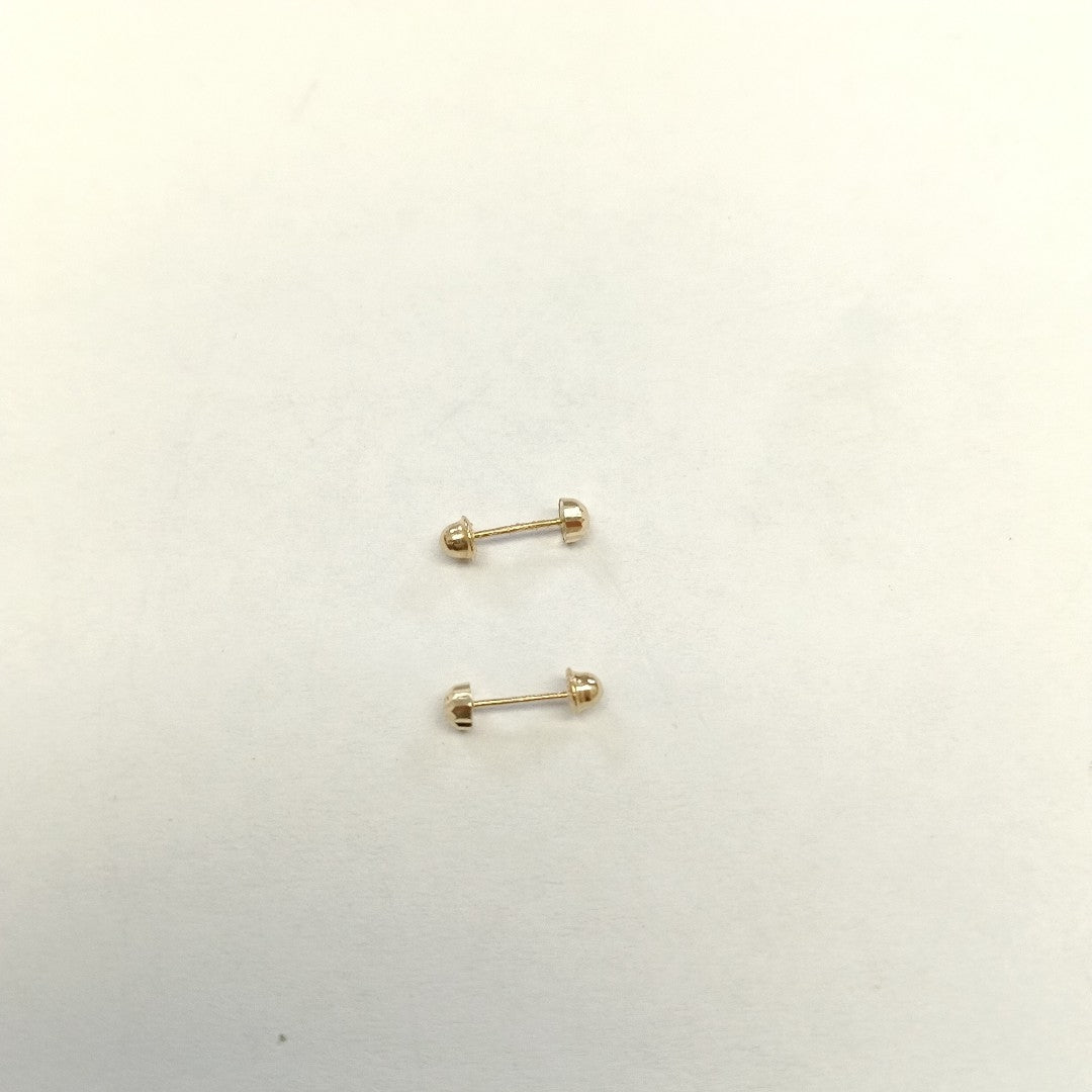 BROQUELES BROQUEL FIG HONGO 14K 0.17 GR (NUEVO)