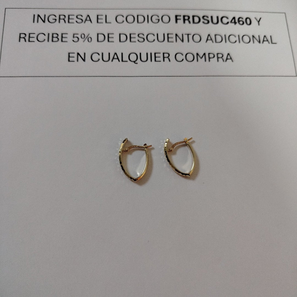 ARRACADAS ORO 10K 1.2 (NUEVO)