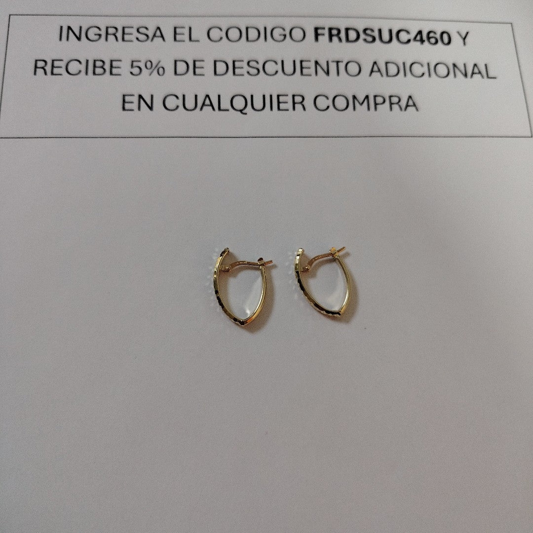 ARRACADAS ORO 10K 1.2 (NUEVO)