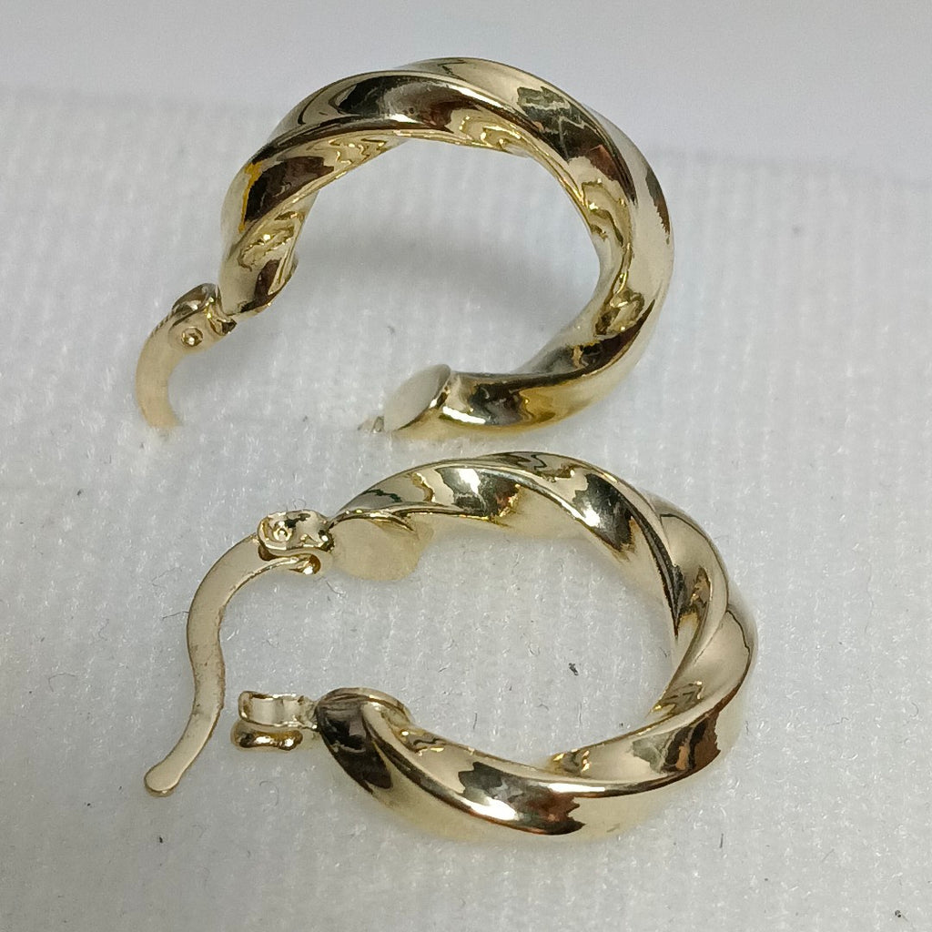 ARETES ARRACADA TORZAL 14K 1.8 GR (NUEVO)