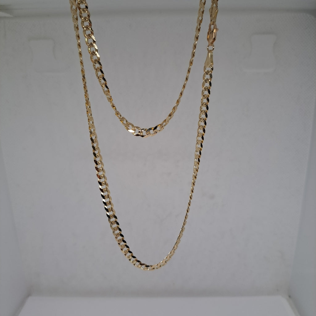 CADENA BARBADA 14K 60 CM 21.1 GR (NUEVO)