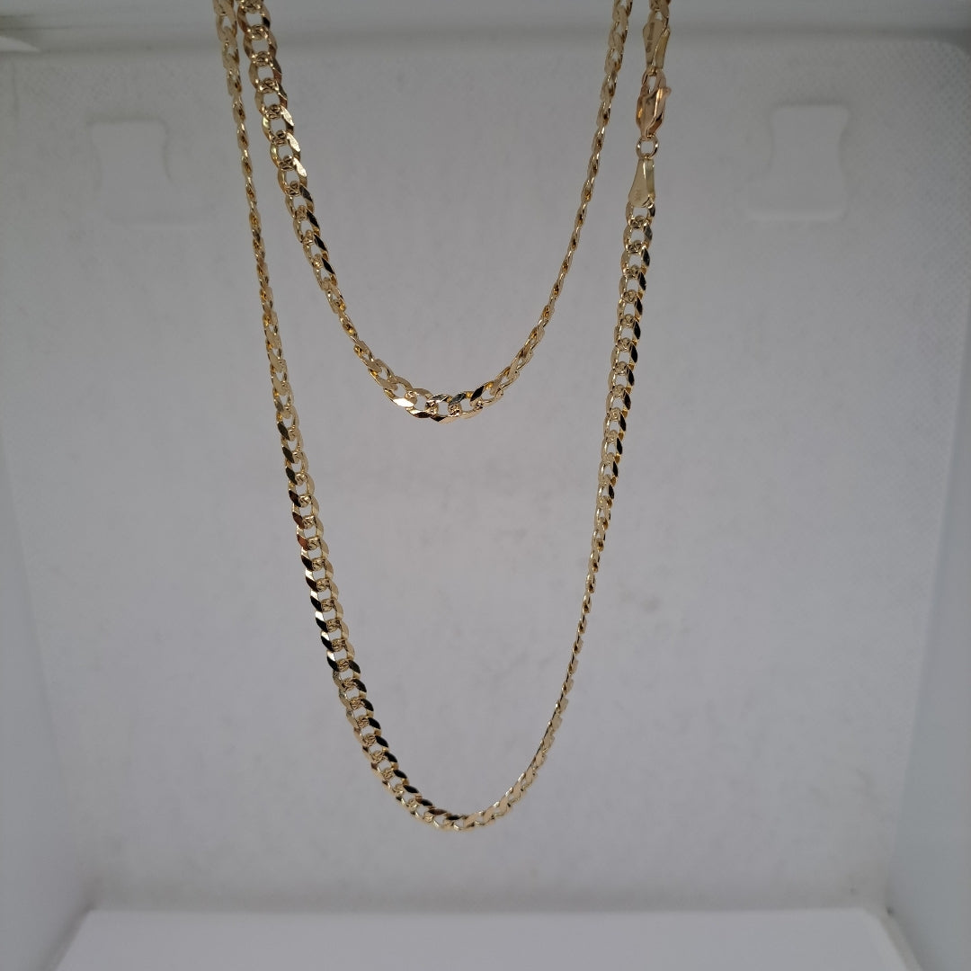 CADENA BARBADA 14K 60 CM 21.1 GR (NUEVO)
