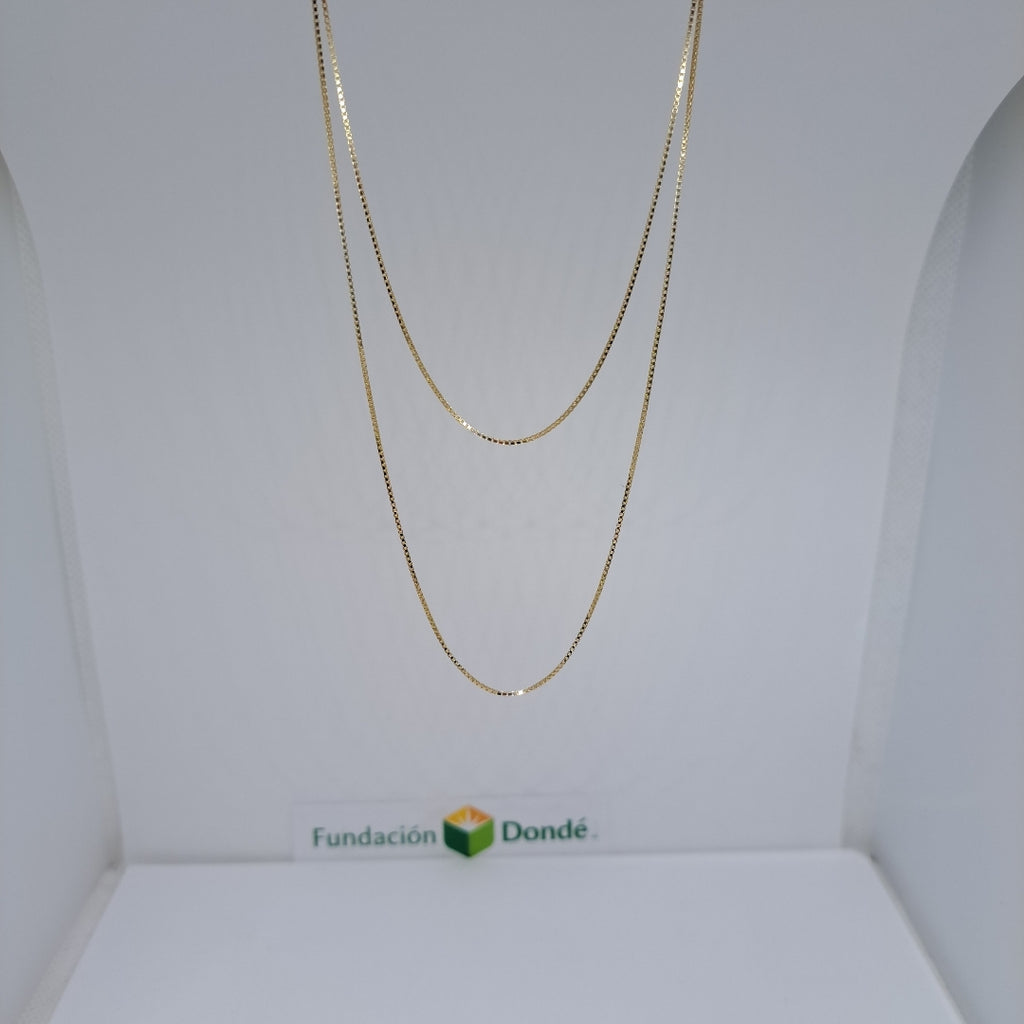 CADENA VENECIANO 14K 60 CM 2.5 GR (NUEVO)