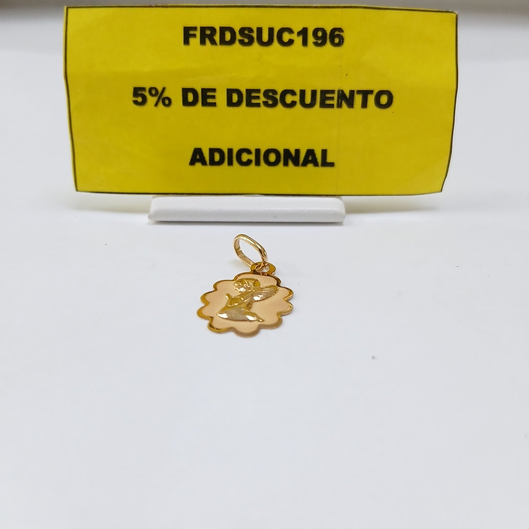 MEDALLA PERSONAL ORO 14 K 0.6 GRMS (SEMINUEVO)