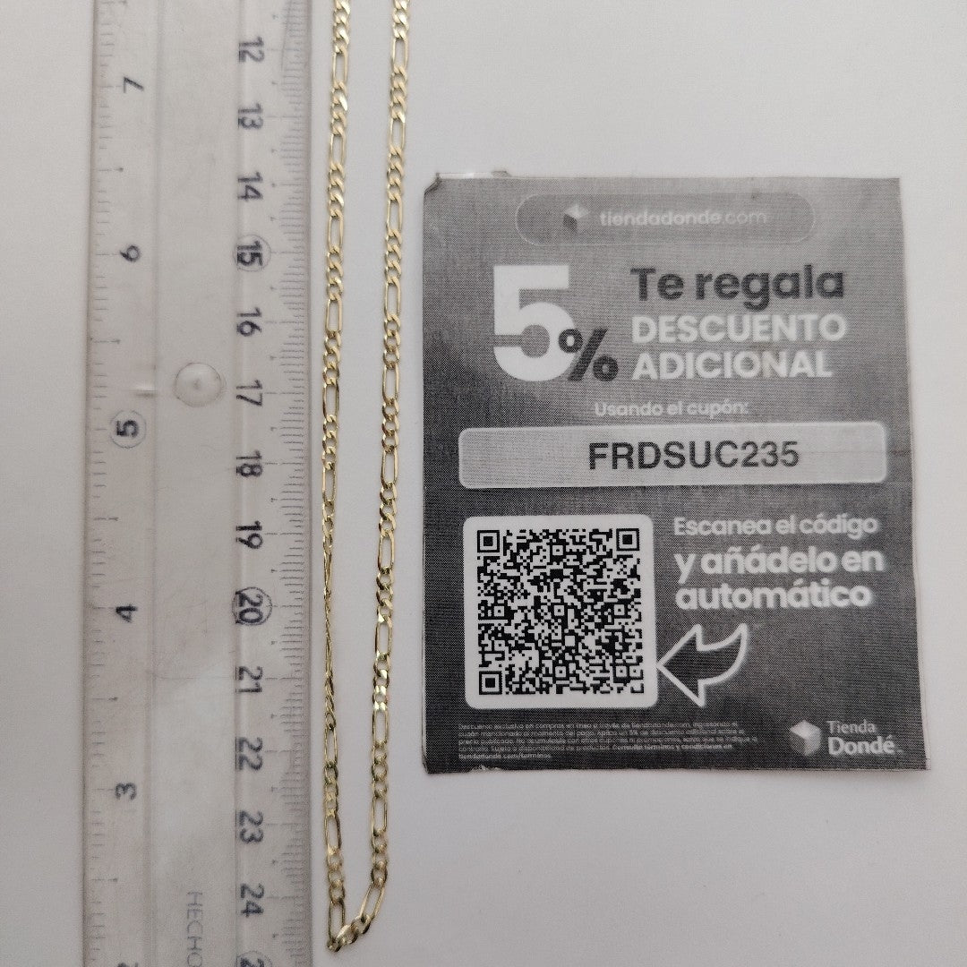 CADENA 3X1 14K 50 CM 4.5 GR (NUEVO)