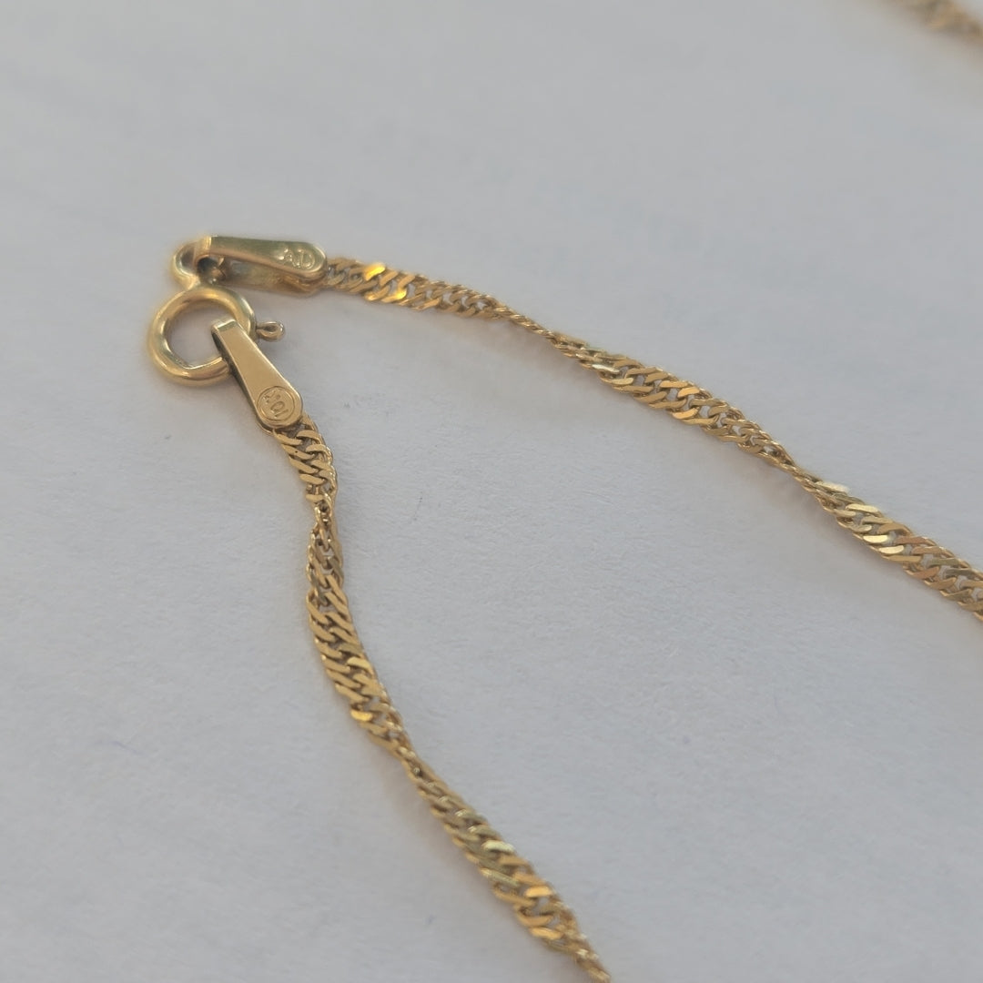 CADENA ORO 10 K 2,60 GRMS (SEMINUEVO)