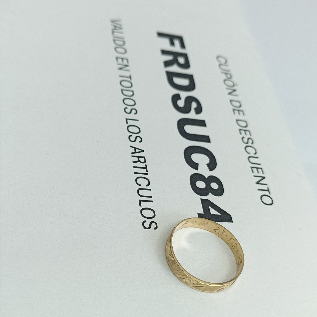 ARGOLLA ORO 8 K 1 GRMS (SEMINUEVO)