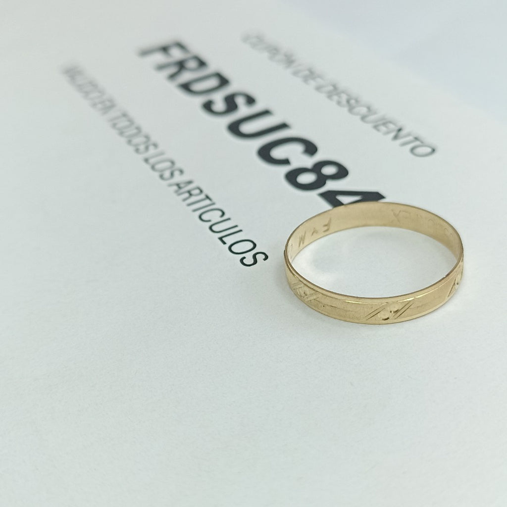 ARGOLLA ORO 8 K 1.2 GRMS (SEMINUEVO)