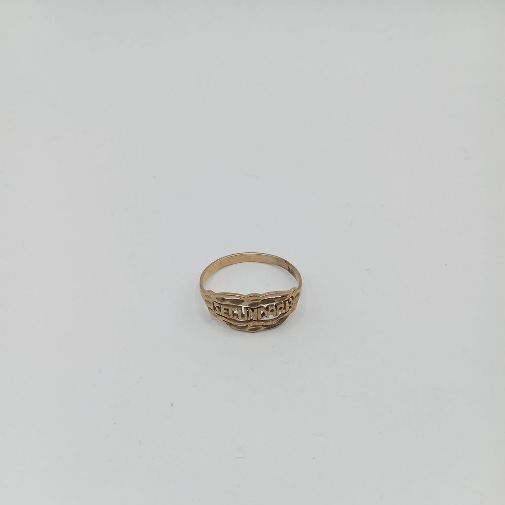ANILLO DE GRADUACIÓN ORO 10 K 1,40 GRMS (SEMINUEVO)
