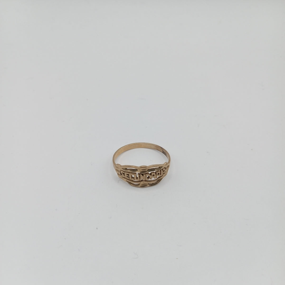 ANILLO DE GRADUACIÓN ORO 10 K 1,40 GRMS (SEMINUEVO)