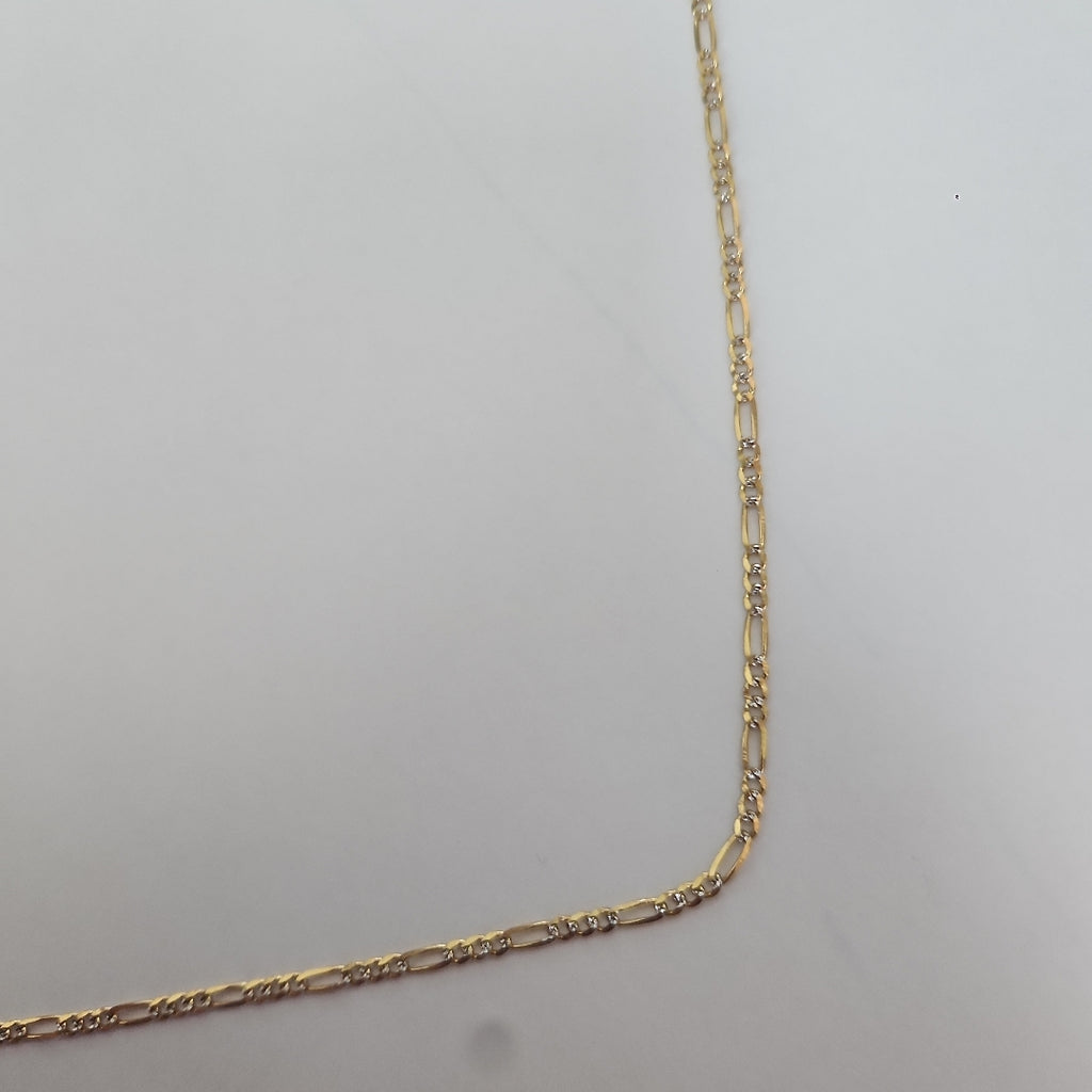 CADENA 3X1 DIAMANTADA 14K 55 CM 4.7 GR (NUEVO)