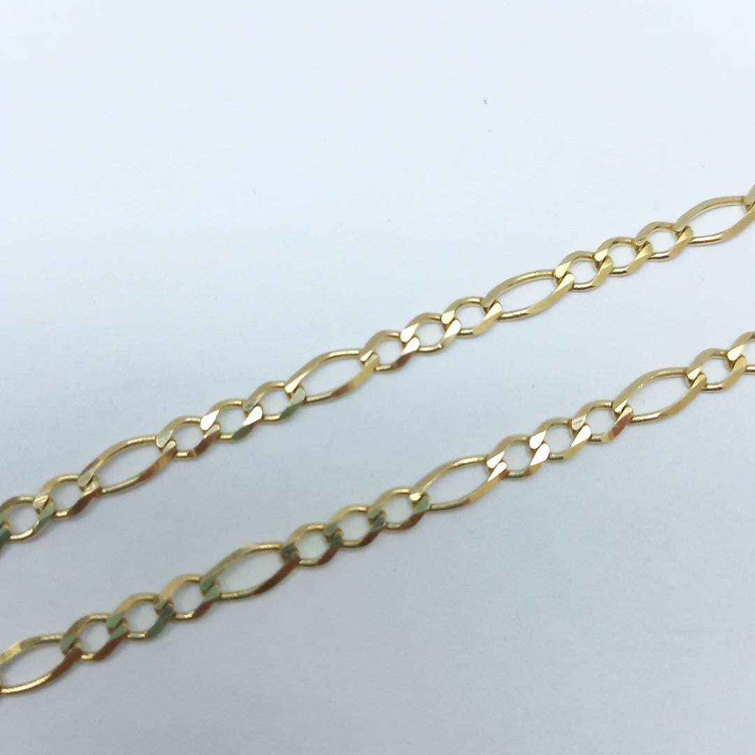 CADENA TEJIDO 3X1 14K 55 CM 8.2 GR (NUEVO)