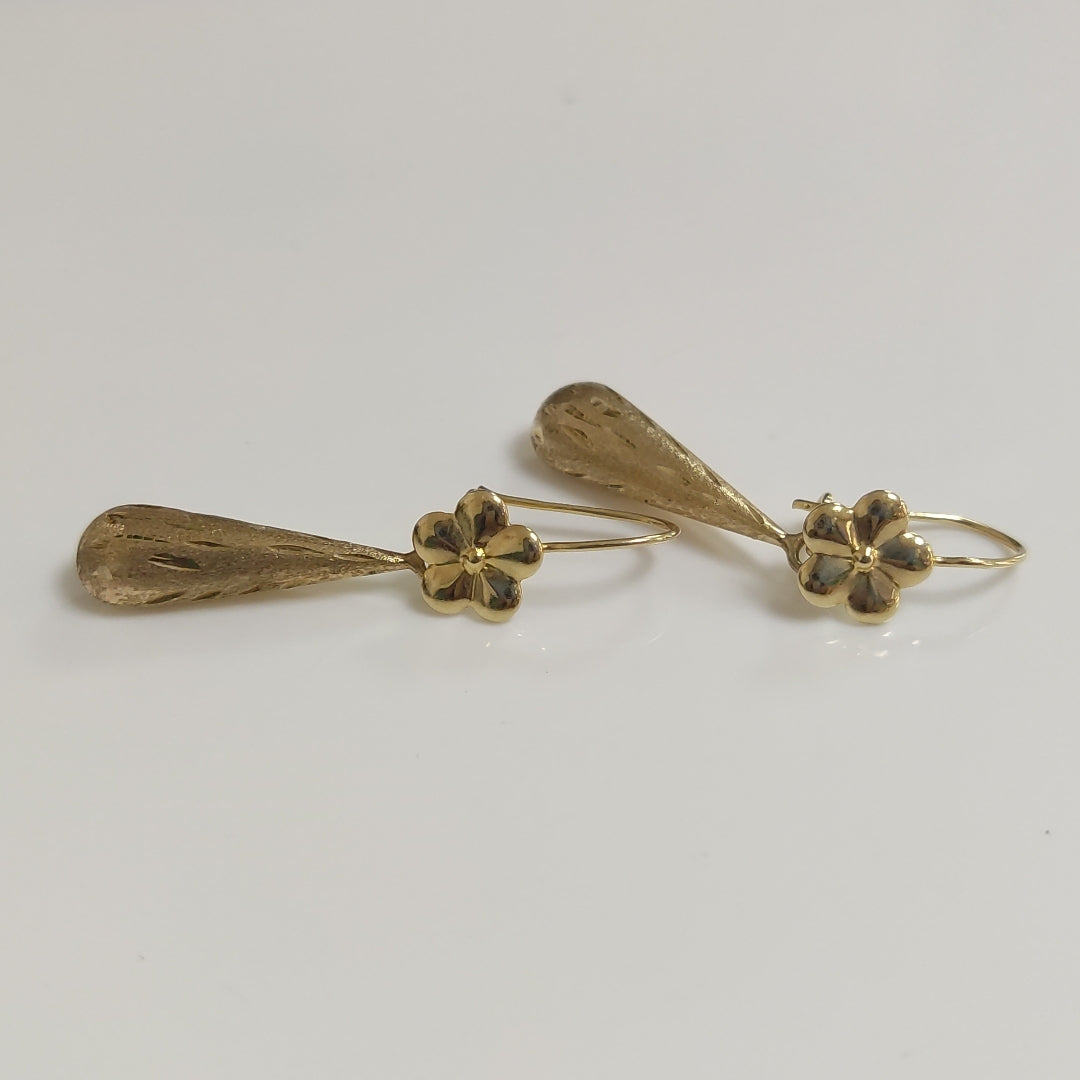ARETES PAR ORO 10 K 1,50 GRMS (SEMINUEVO)