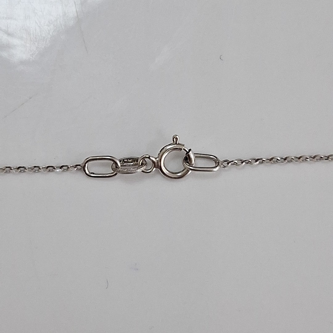 CADENA ORO BLANCO 10 K 0,90 GRMS (SEMINUEVO)