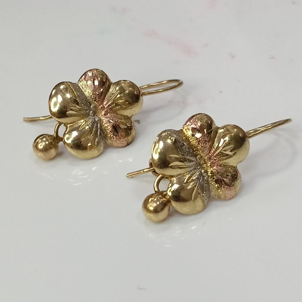 ARETES PAR ORO 10 K 1.8 GRMS (SEMINUEVO)