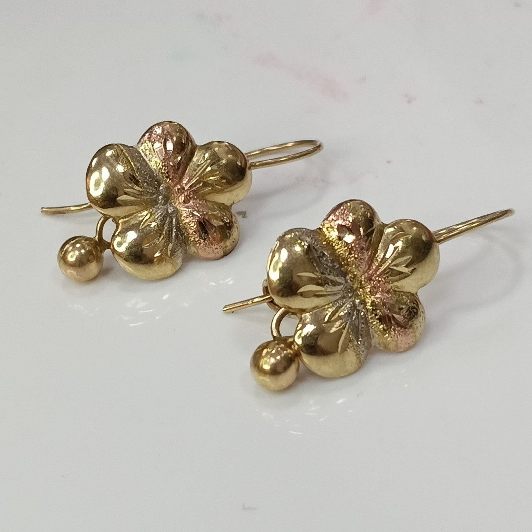 ARETES PAR ORO 10 K 1.8 GRMS (SEMINUEVO)