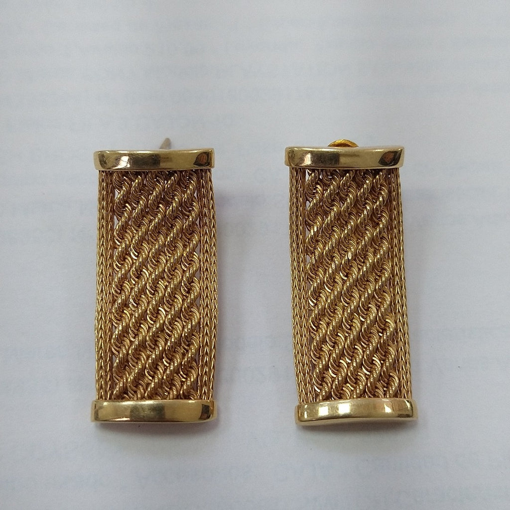 BROQUELES PAR ORO 14 K 6.2 GRMS (SEMINUEVO)