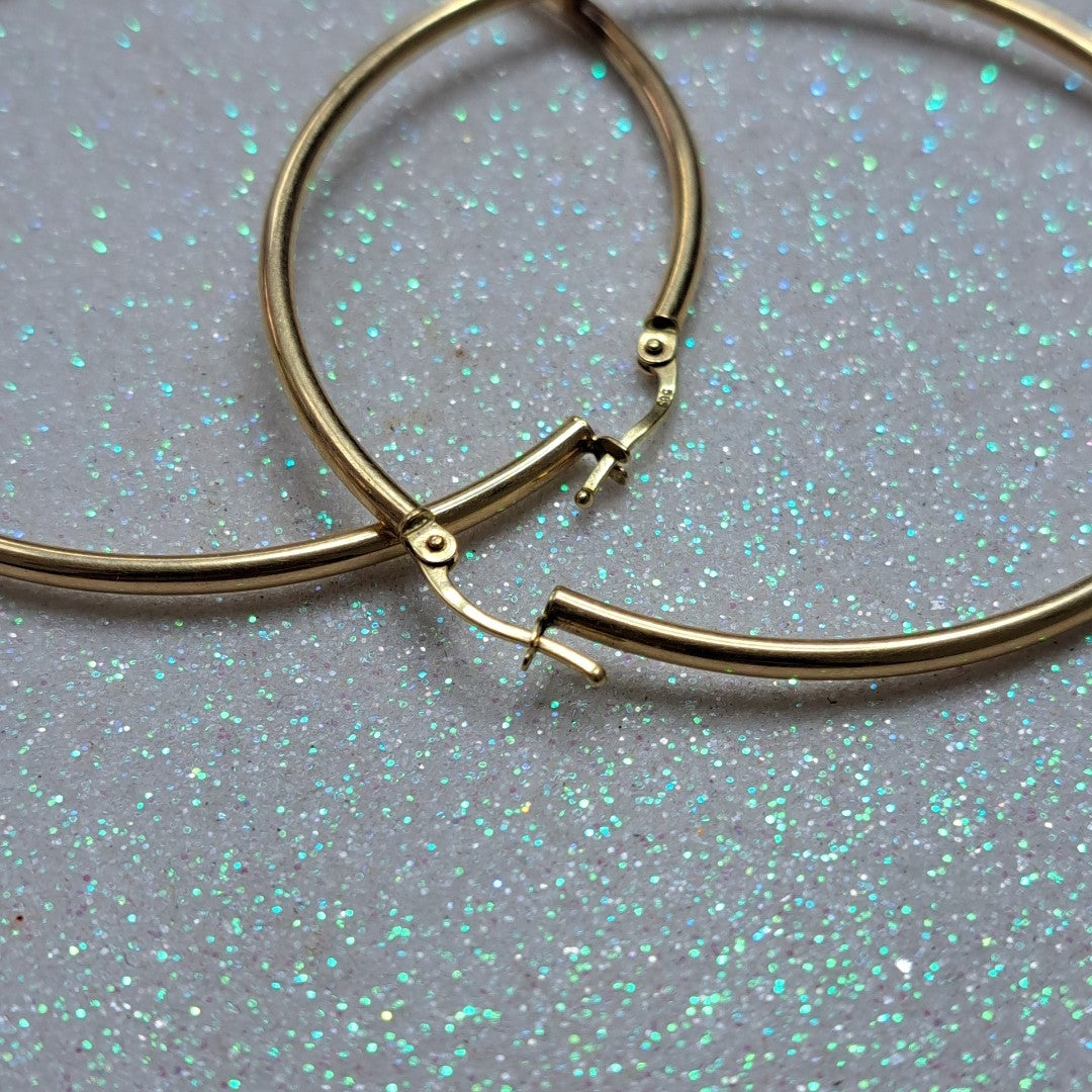 ARRACADAS PAR ORO 14 K 3,00 GRMS (SEMINUEVO)